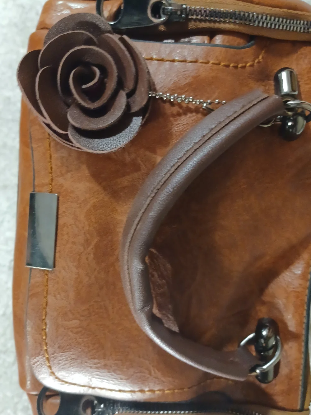 Brown Women's Satchel Handbag